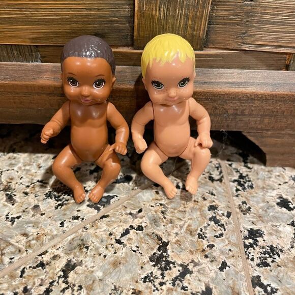 Mattel Happy Family Babies Infants Vintage set of 2 - Picture 2 of 11
